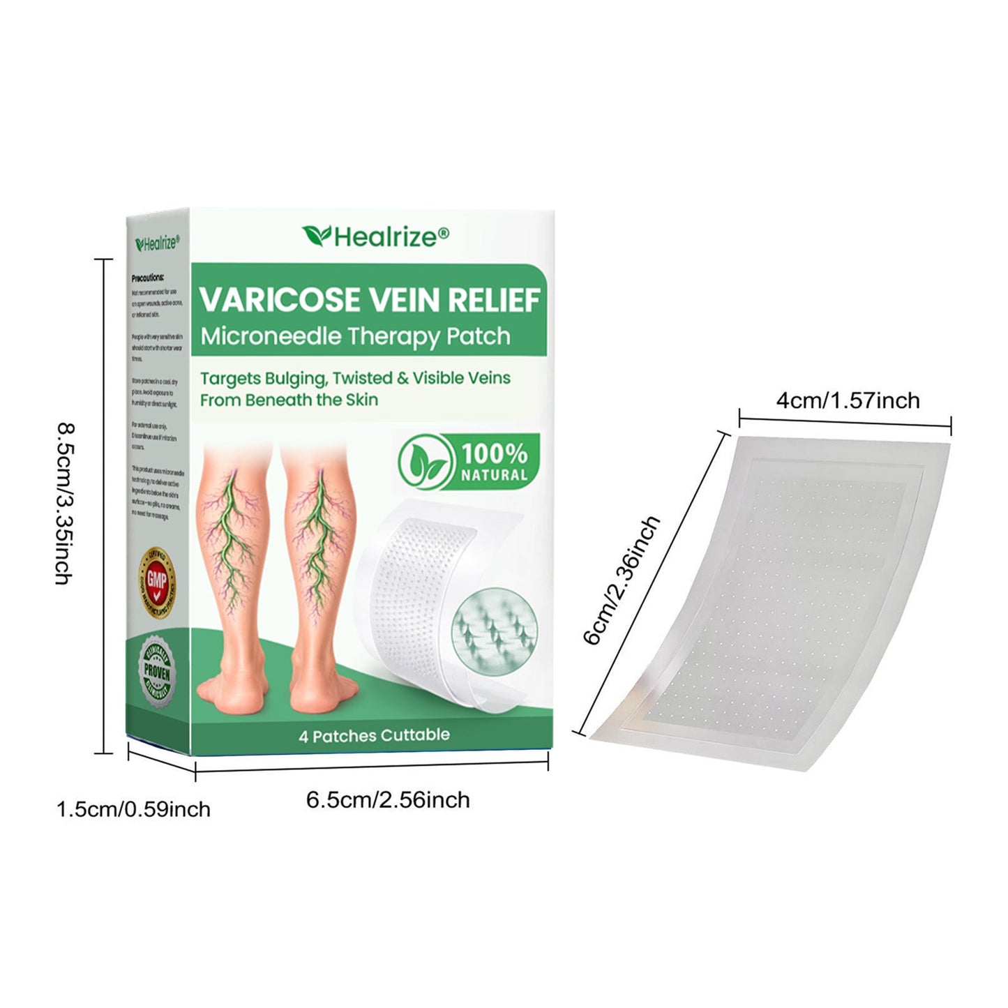 👨⚕️🔥Healrize® VeinEase Microneedle Care Patch⚡Instant Relief, Long-Term Results