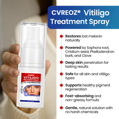 Cvreoz® Vitiligo Treatment Spray 🌿 Herbal Formula Certified — (Supports Repigmentation, Prevents New Spots, and Restores Natural Skin Tone Without Steroids)