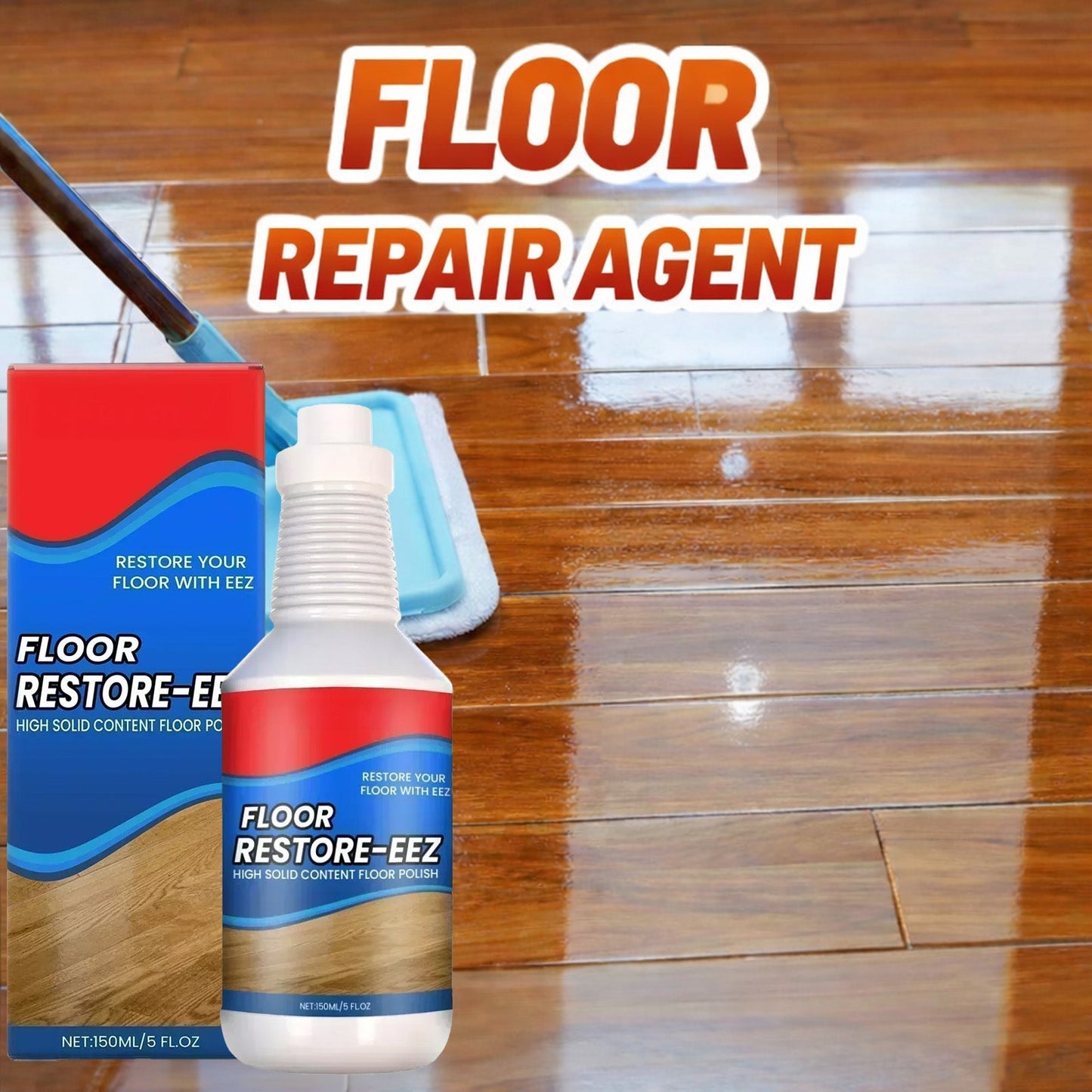 Healrize® Floor Restorer – Fast-drying, non-toxic shine. ✨