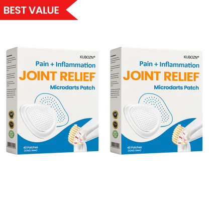 KUBOZN® Joint Pain Relief Patches – 40 Mixed Sizes for Knees, Back, Shoulders | NHS-Backed MicroTips (offer)