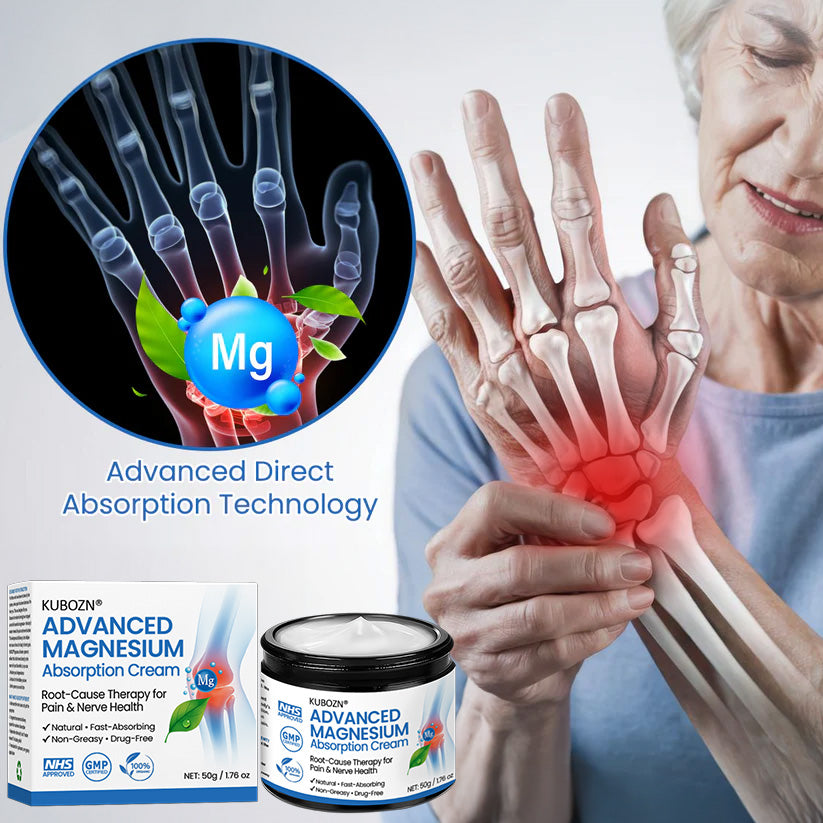KUBOZN® Advanced Magnesium Absorption Cream for Arthritis, Neuropathy & Joint Pain