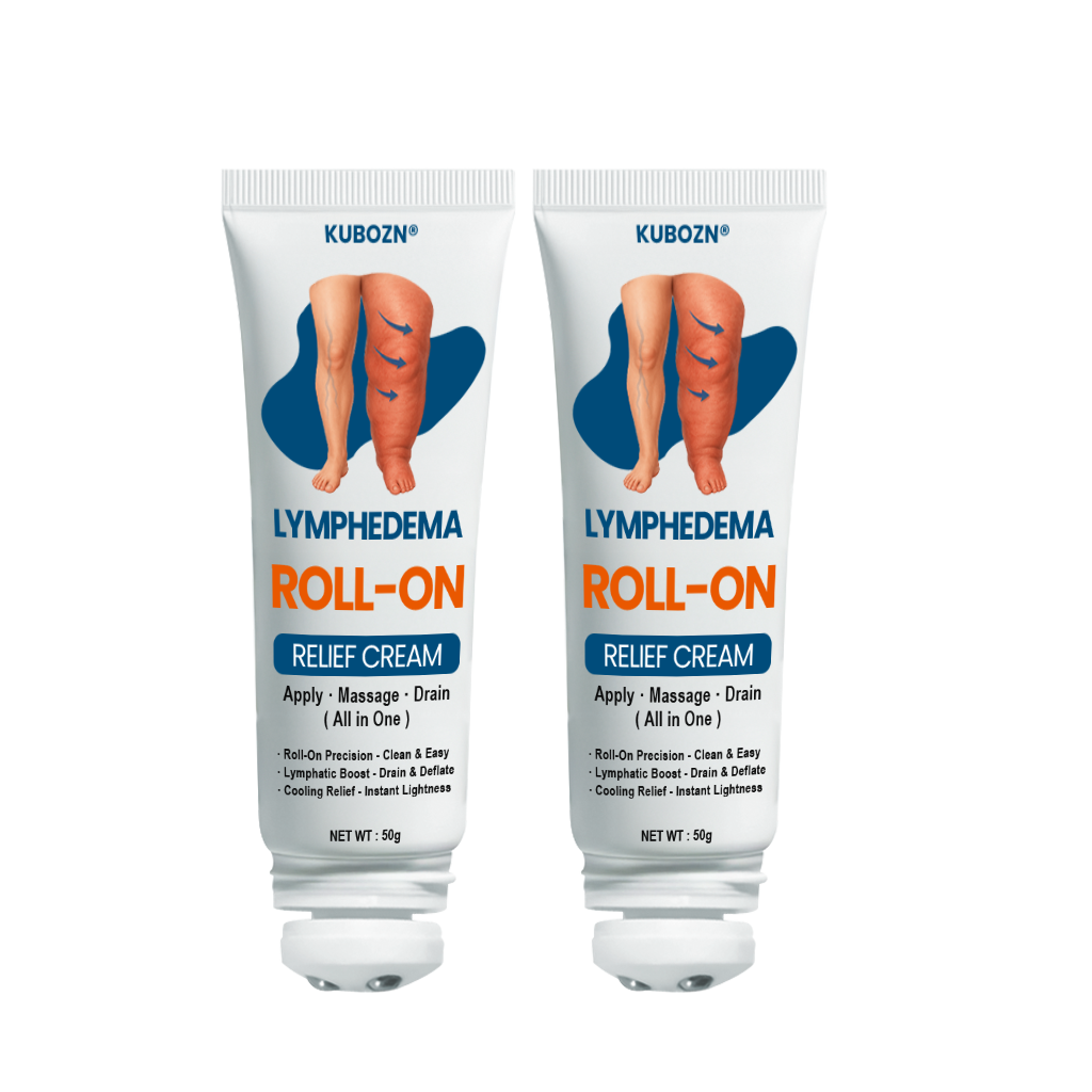 KUBOZN® Roll-On Cream for Lymphatic Drainage & Swelling Relief (Offer)