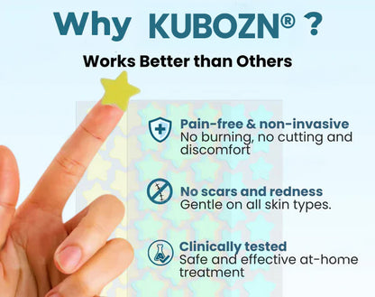 ✨KUBOZN® Pro MicroDarts Star Patch – Painless, Fast & Effective Skin Tag Removal 🅱︎
