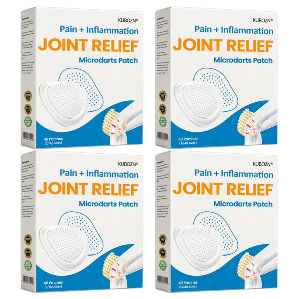 KUBOZN® Joint Pain Relief Patches – 40 Mixed Sizes for Knees, Back, Shoulders | NHS-Backed MicroTips (offer)