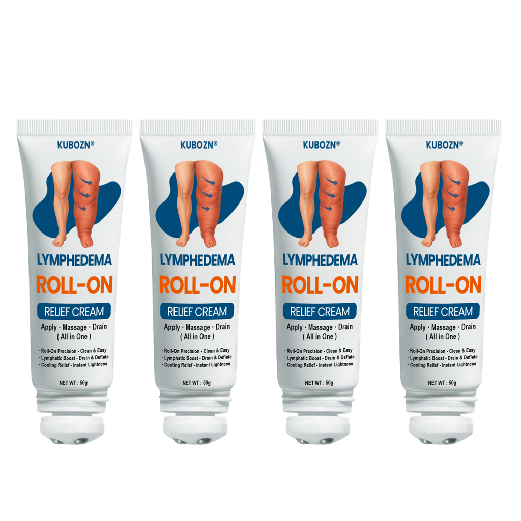 KUBOZN® Roll-On Cream for Lymphatic Drainage & Swelling Relief (Offer)
