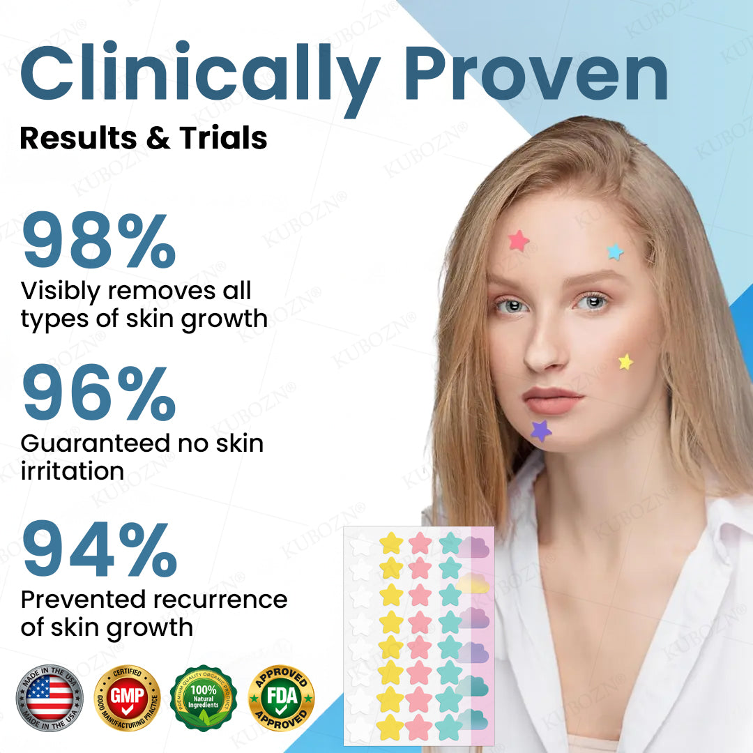✨KUBOZN® Pro MicroDarts Star Patch – Painless, Fast & Effective Skin Tag Removal 🅱︎