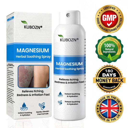 ✅ Official Store: Kubozn® Magnesium Herbal Psoriasis Spray 👨‍⚕️ MHRA Approved (Relieves psoriasis and eczema, improves bacterial infections in the genital area, treats acne and warts)