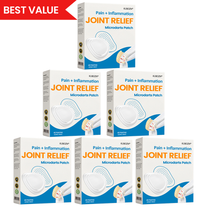 KUBOZN® Joint Pain Relief Patches – 40 Mixed Sizes for Knees, Back, Shoulders | NHS-Backed MicroTips (offer)