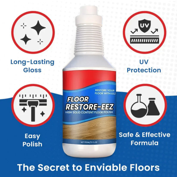 Healrize® Floor Restorer – Fast-drying, non-toxic shine. ✨