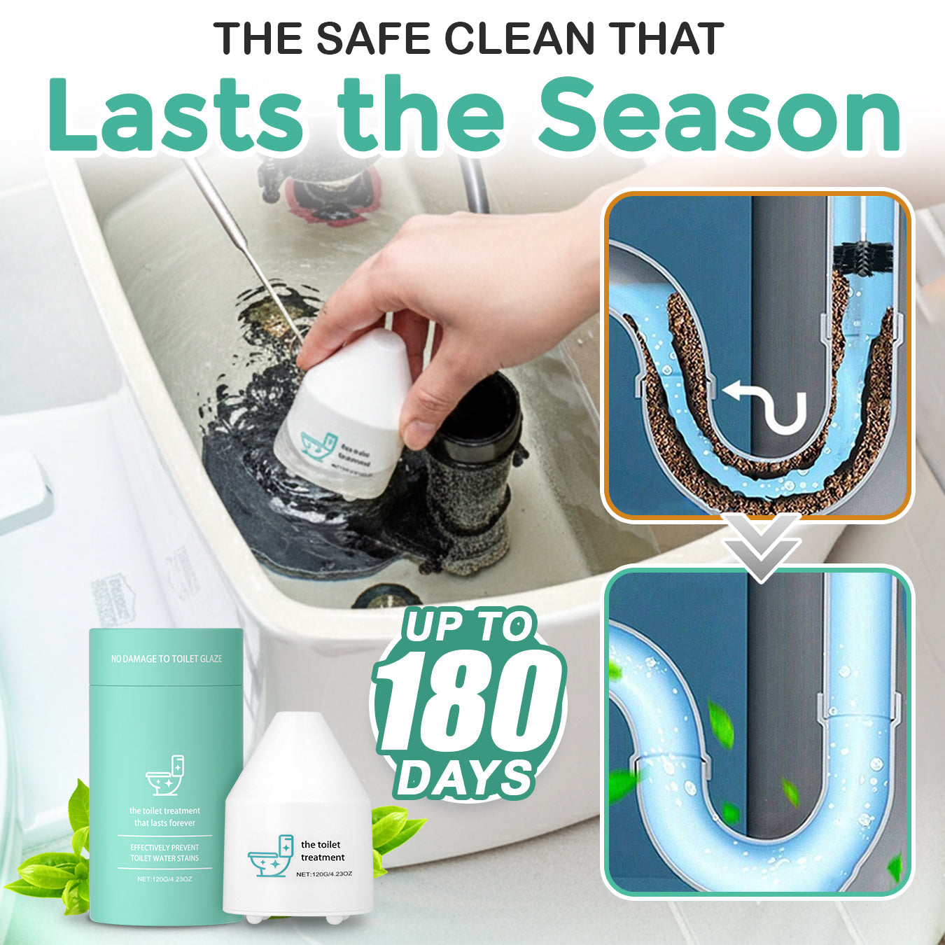 Cvreoz® Super Clean Toilet Cleaner Pro 🅱︎