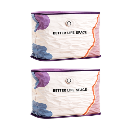🥳2026 HOT SALE🥳💞 50% OFF! KUBOZN® No‑Pump Vacuum Storage Bags – Press & seal, no pump needed. Saves 80% space, keeps clothes dry & dust‑free. Perfect for bulky bedding & off‑season gear. 🛏️🗄️