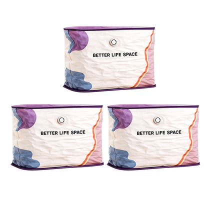 🥳2026 HOT SALE🥳💞 50% OFF! KUBOZN® No‑Pump Vacuum Storage Bags – Press & seal, no pump needed. Saves 80% space, keeps clothes dry & dust‑free. Perfect for bulky bedding & off‑season gear. 🛏️🗄️