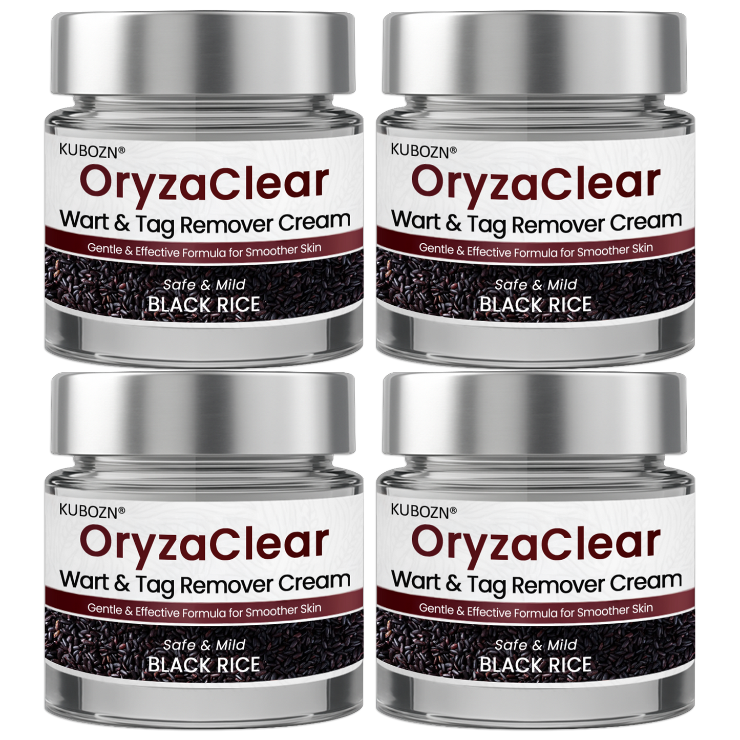 ⭐KUBOZN® OryzaClear – Black Rice Softening Cream · Botanical Care for Skin Tags & Uneven Texture BIGO