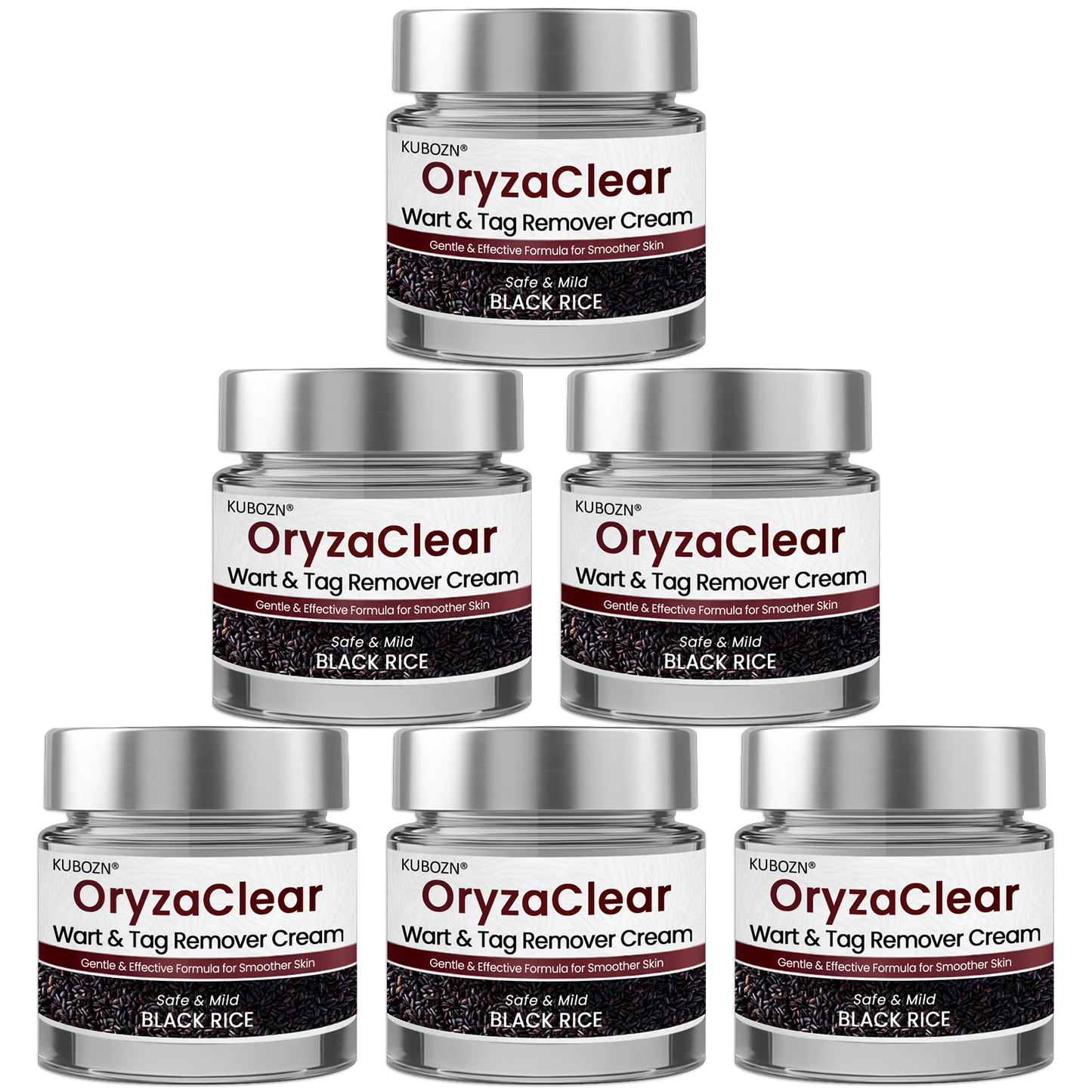 ⭐KUBOZN® OryzaClear – Black Rice Softening Cream · Botanical Care for Skin Tags & Uneven Texture BIGO
